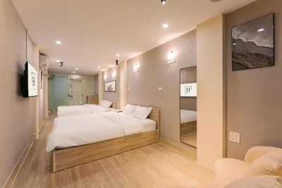 Familien-Doppelzimmer — Hanoi-Oi Homestay Cau Go